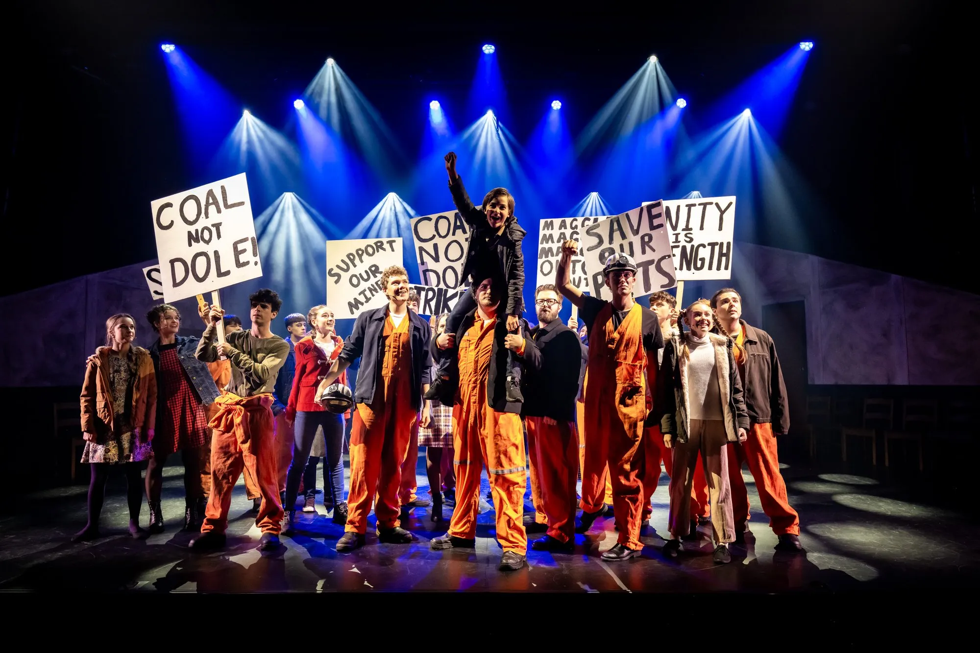 The SYMT company on stage — decades in the making